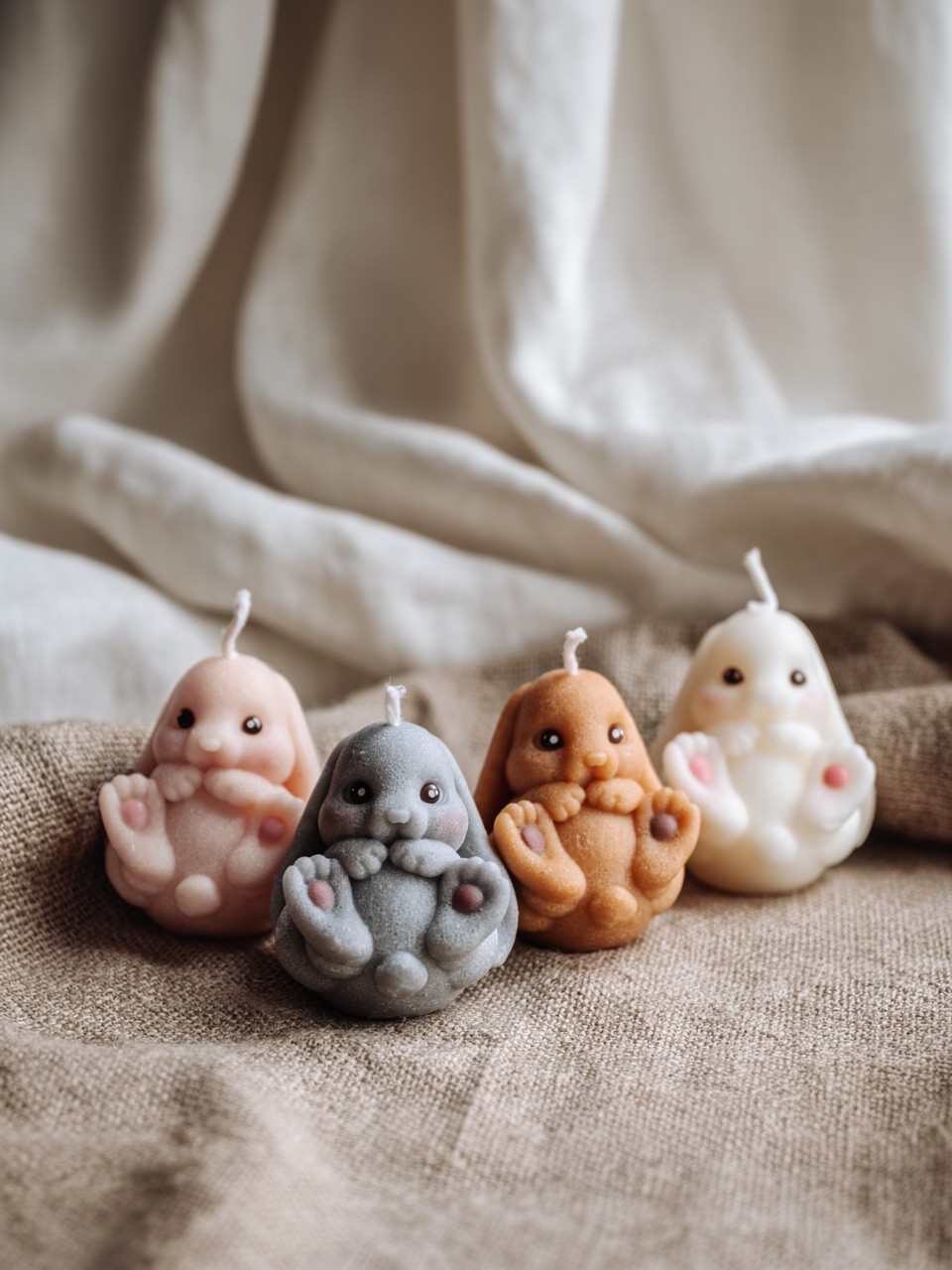 Bunny - Daura.pt Vela de coelho artesanal Bunny