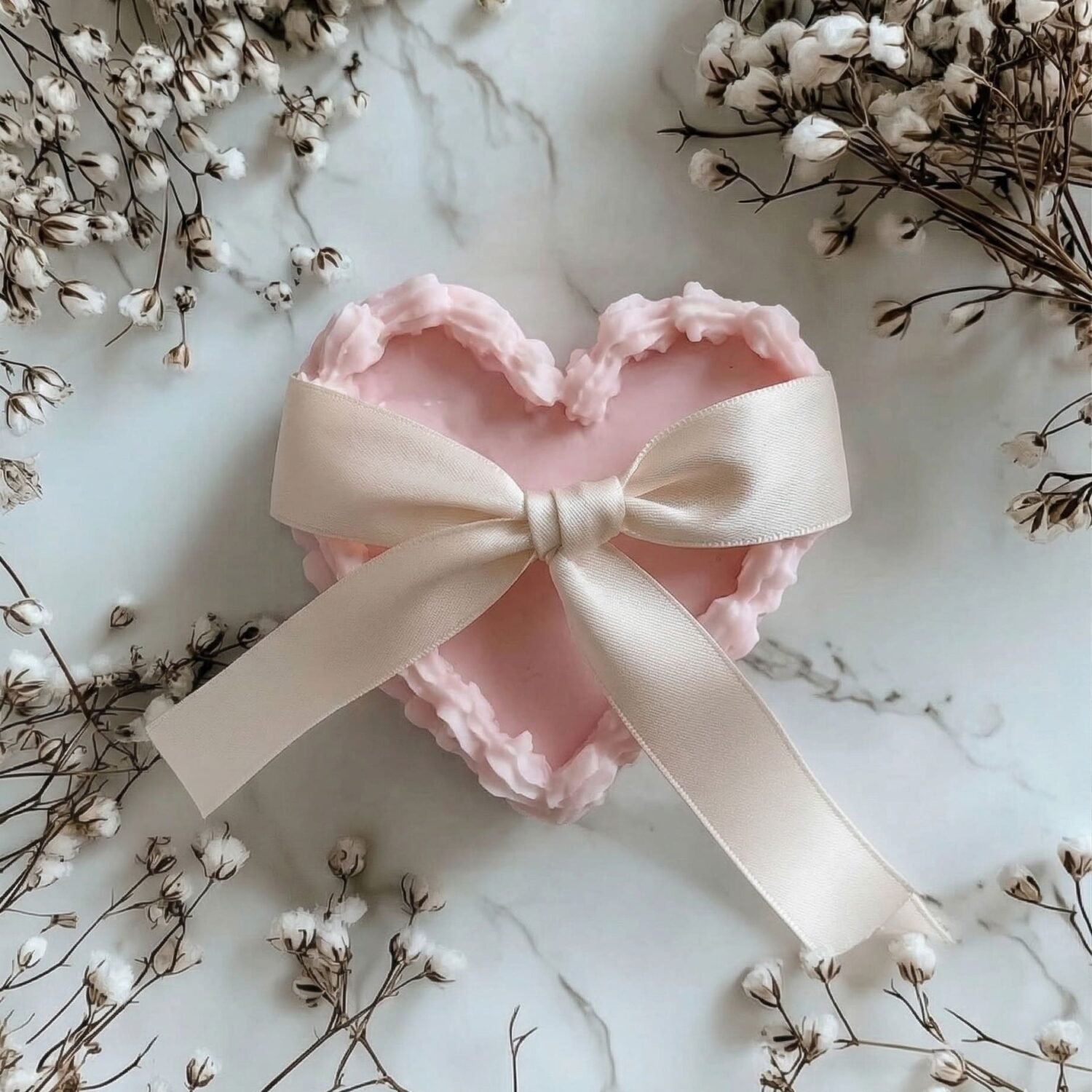 Vela Cherie com Aroma Rosa - Image 3