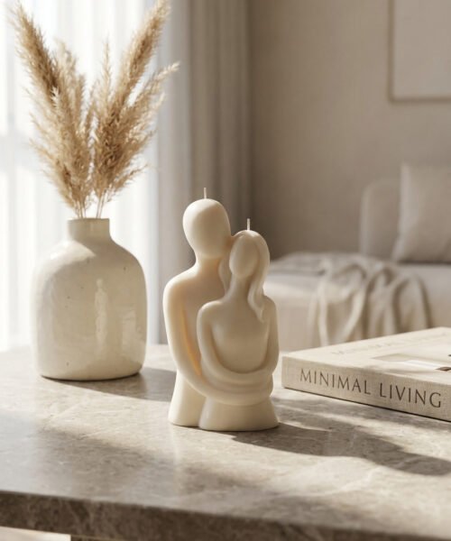 vela casal artesanal escultural